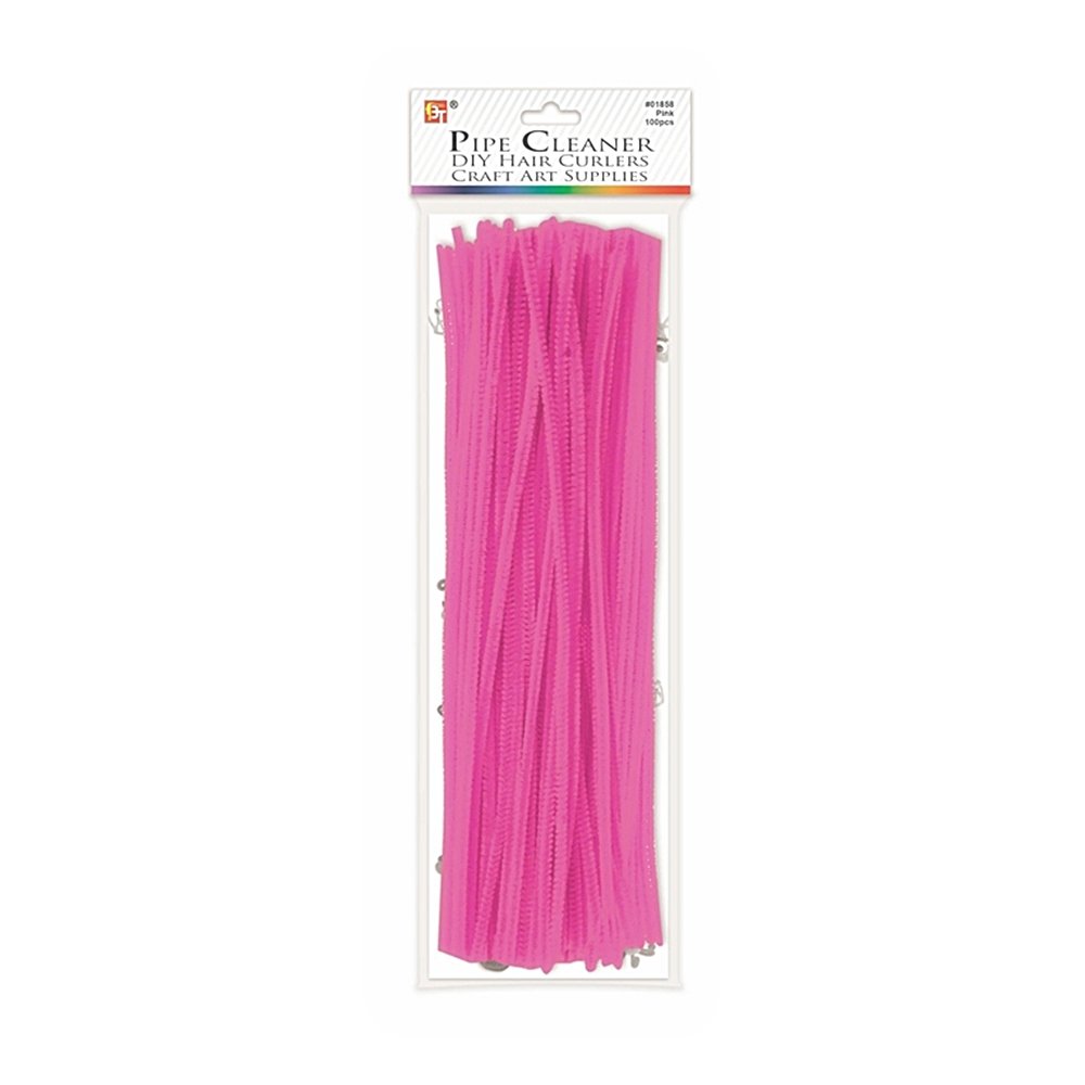 BEAUTY TOWN PIPE CLEANER DIY HAIR CURLERS (100PCS) - Super Beauty