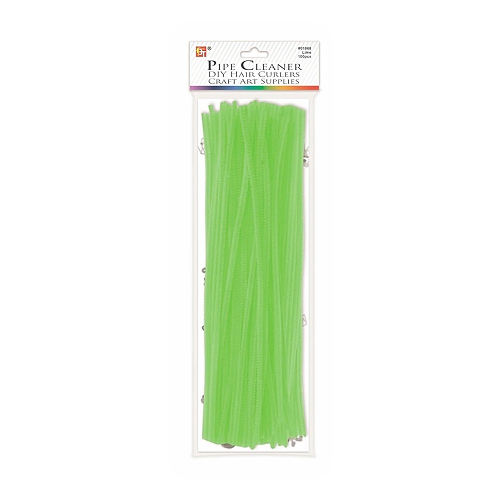 BEAUTY TOWN PIPE CLEANER DIY HAIR CURLERS (100PCS) - Super Beauty Online