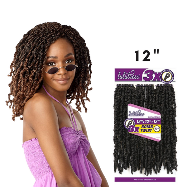 Afro Twist Pre-Twisted Spring Twist Bomb Twist Crochet Braid Hair Curly End  - China Pre Twisted Spring Twist and Bomb Twist Braids price