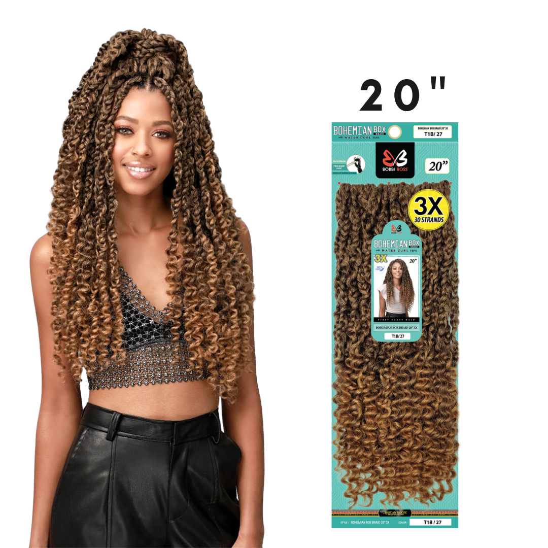 20 bohemian box braids styles for long, medium, and short hair 