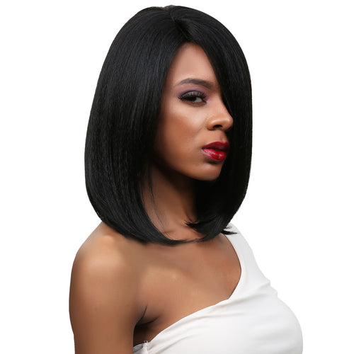The Beauty Of A Sew-In  Human hair wigs, Straight hair highlights