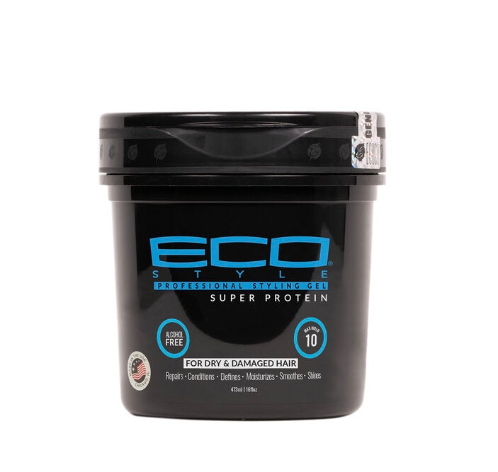 Eco Style Blue Sport Hair Styling Gel with Maximum Hold, 8 Oz