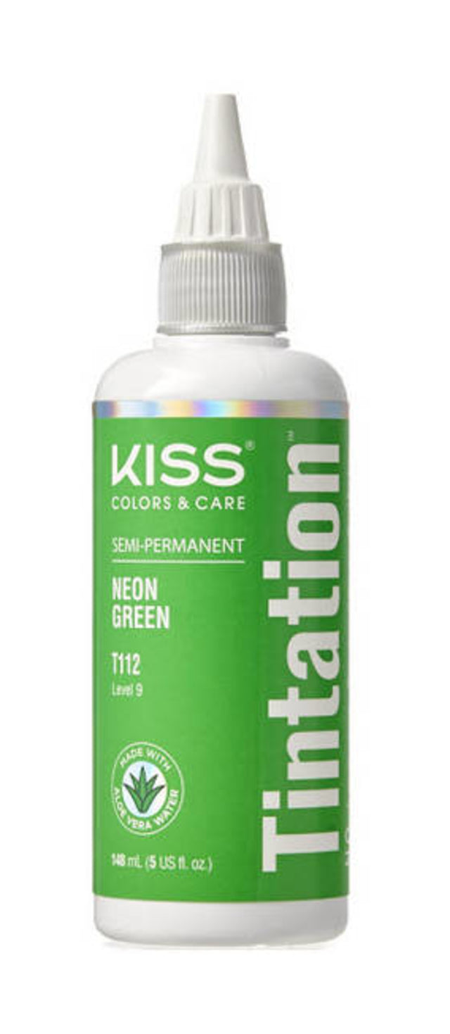 Kiss Colors & Care Tintation Semi-Permanent Hair Color Dye, Crimson 