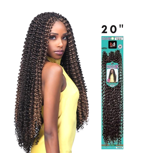 3X PRE-LOOP YAKY BOUNCE 16 (2 Dark Brown) - FreeTress  Synthetic Crochet Braid : Beauty & Personal Care