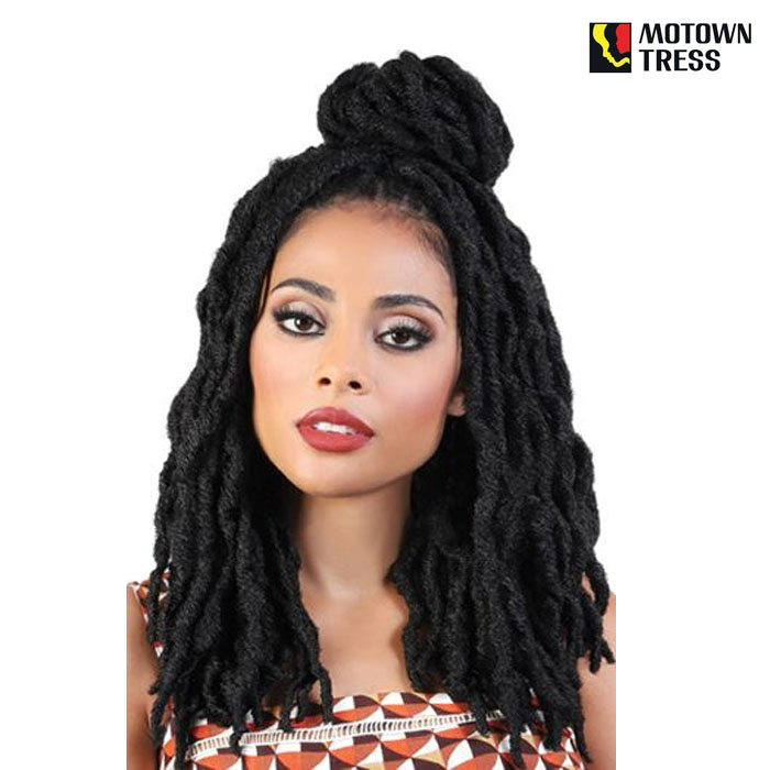 Motown Tress Feather Lite 3X Neo Locs 18 Crochet Braid Hair (Pre-Loop -  Super Beauty Online